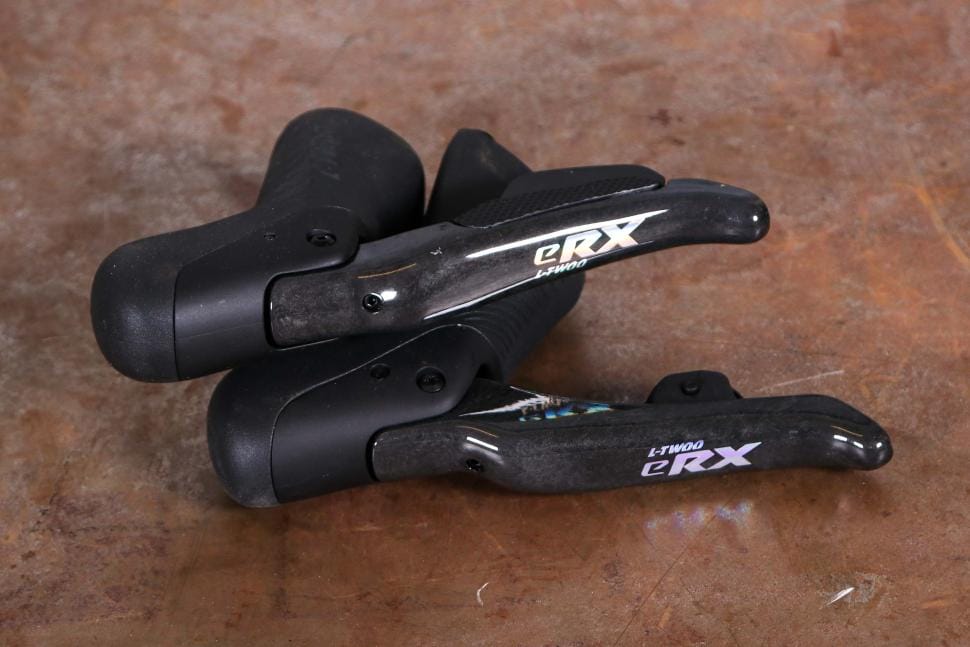 Grupo de freios a disco hidráulicos eletrônicos L-Twoo eRX Road 2025 - alavancas