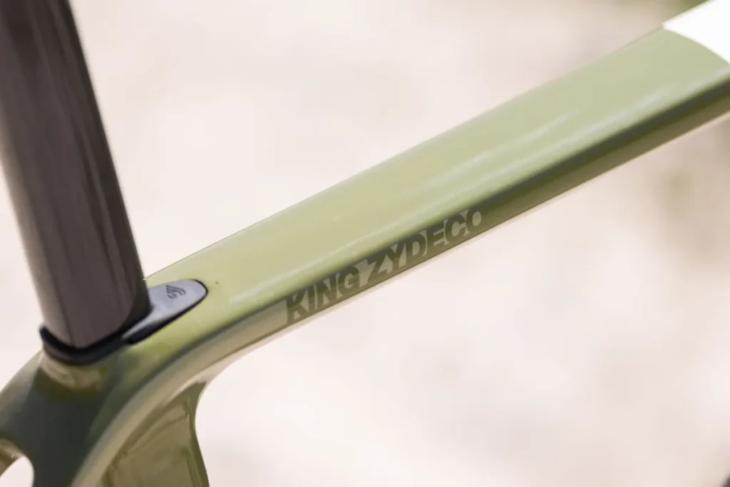 O quadro King Zydeco 2 é 400g mais leve que o original.