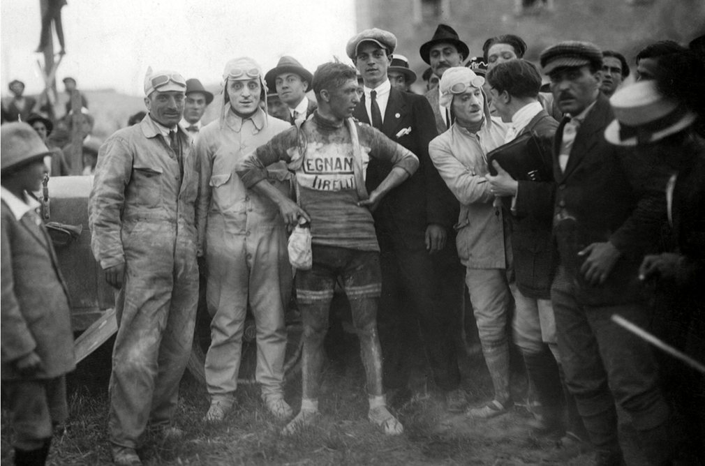 Giovanni Brunero, vencedor do Giro de 1921. Foi a primeira de suas três vitórias no Giro; as outras ocorreram em 1922 e 1926.