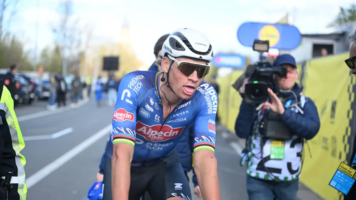 ‘Eu estava pedalando a 650 watts e mesmo assim não consegui acompanhar’ – Mathieu van der Poel sobre o Tour de Flandres