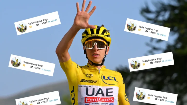 Pogačar Caça KOMs no Strava e Desafia o Mundo: “Me Denunciem”