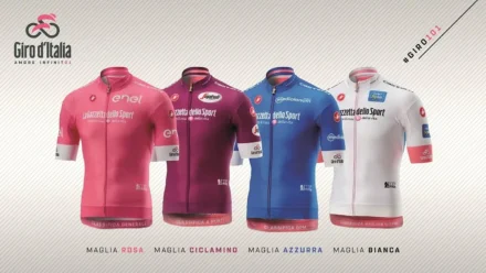 Camisas do Giro d’Italia: o significado das 4 cores e a história por trás de cada uma