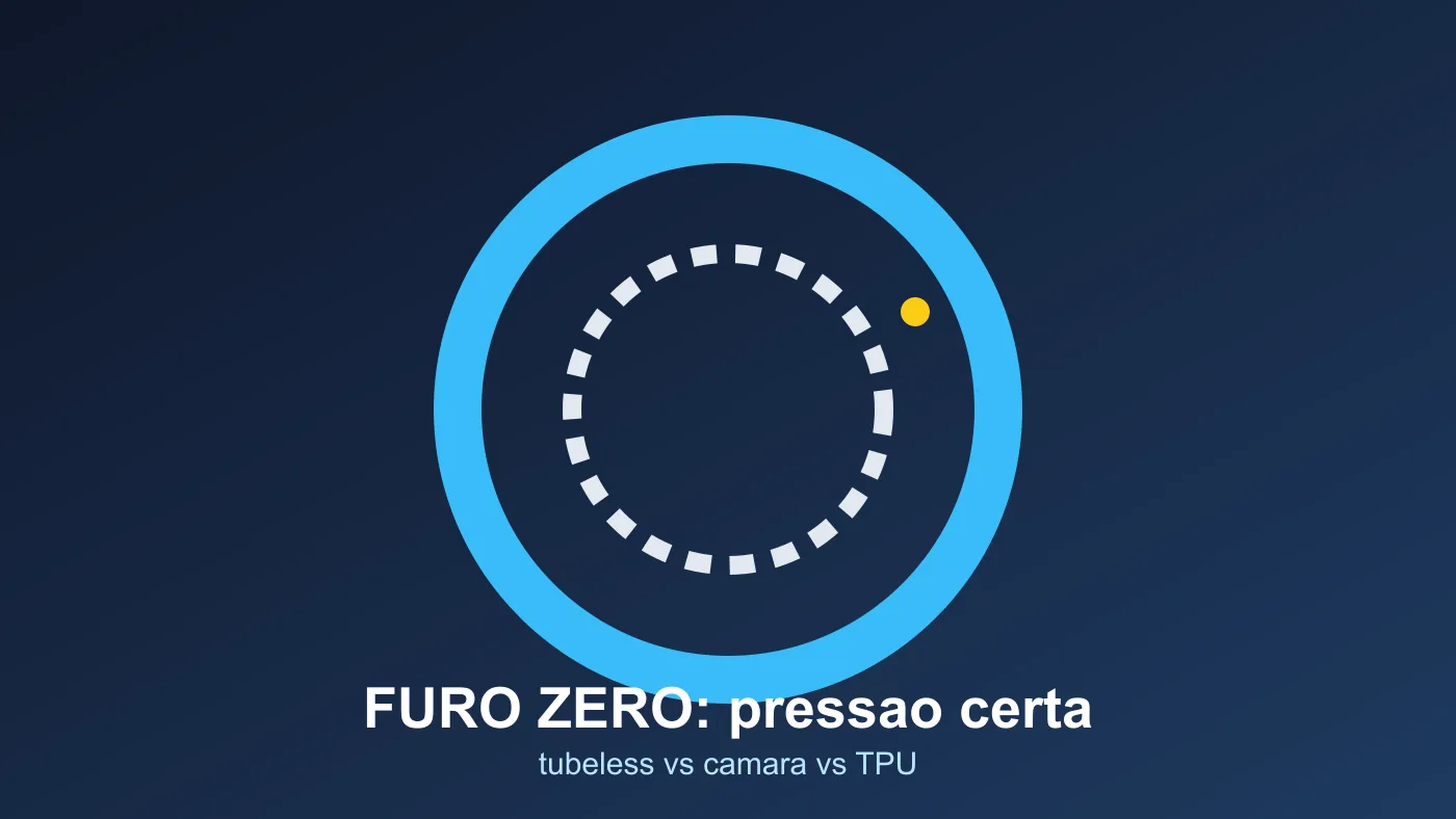 Pneu de bicicleta de estrada 30mm em close com selante vedando microfuro